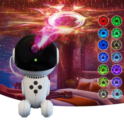 Robot Star Light Projection Lamp Starry Sky Mini Projector